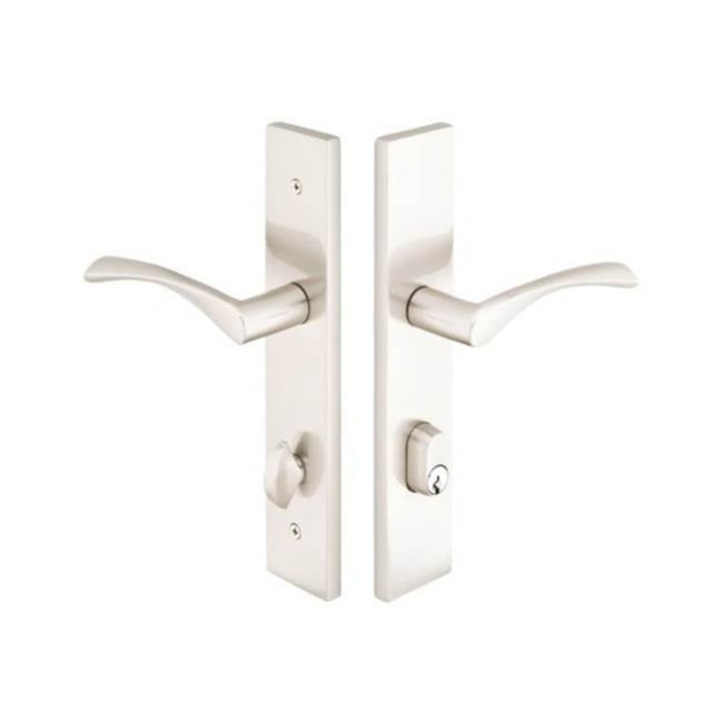 Emtek 14B1DTLH Multi Point C4 , Keyed with American Cyl , Modern Style , 2 x 10 , Dumont Lever , LH