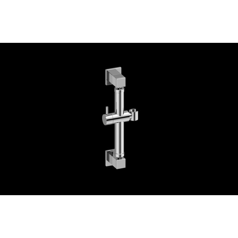 Graff G-9551K Square Grab Bar – 12 with handshower holder