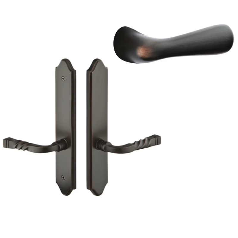 Emtek 1185BALH Multi Point C1 , Dummy Pair , Concord Style , 2 x 10-1/2 , Basel Lever , LH