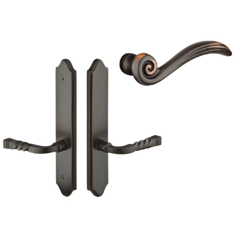 Emtek 1185ENRH Multi Point C1 , Dummy Pair , Concord Style , 2 x 10-1/2 , Elan Lever , RH