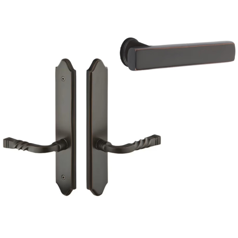 Emtek 1185FRLLH Multi Point C1 , Dummy Pair , Concord Style , 2 x 10-1/2 , Freestone Lever , LH