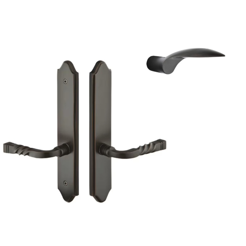 Emtek 1185MCRH Multi Point C1 , Dummy Pair , Concord Style , 2 x 10-1/2 , Mercury Lever , RH