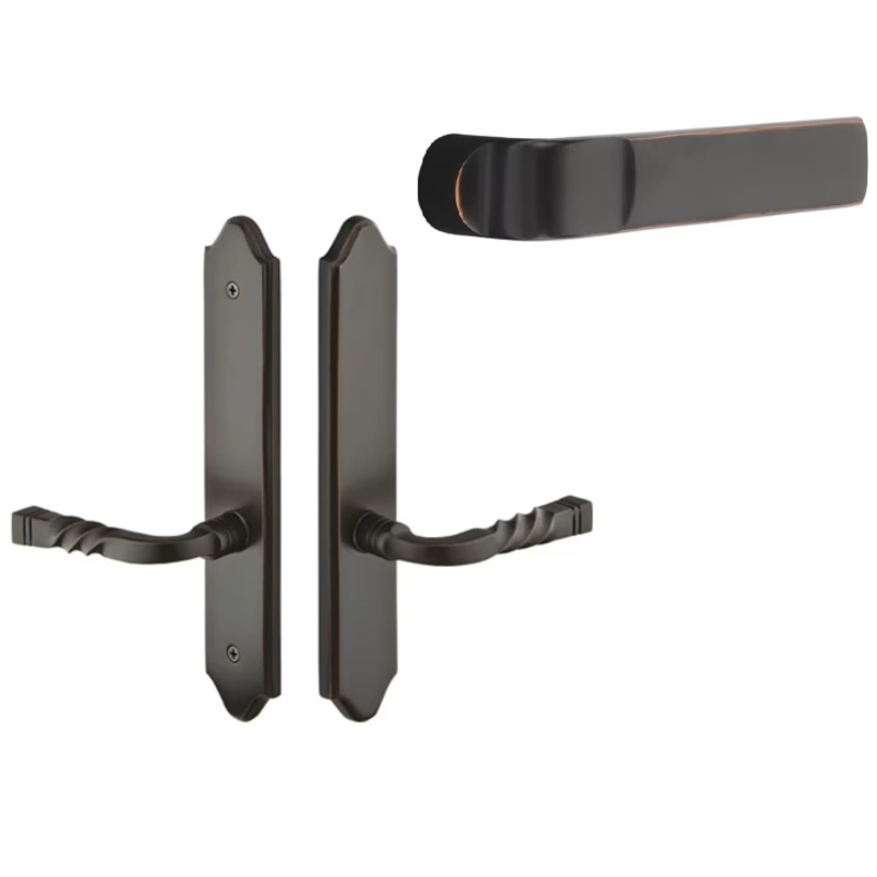 Emtek 1182ASTLH Multi Point C1 , Non-Keyed Passage , Concord Style , 2 x 10-1/2 , Aston Lever , LH