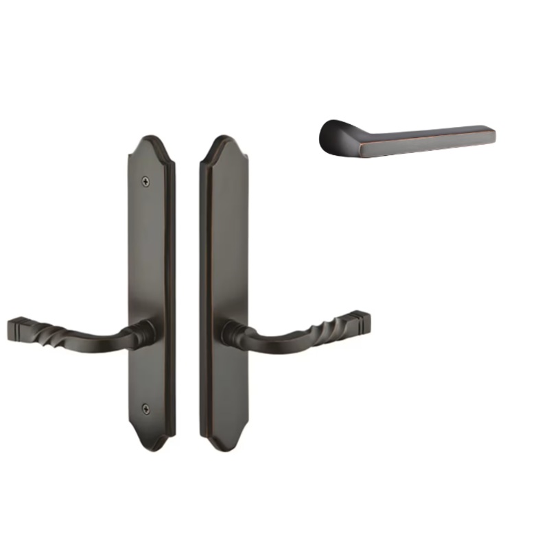 Emtek 1182HLORH Multi Point C1 , Non-Keyed Passage , Concord Style , 2 x 10-1/2 , Helios Lever , RH