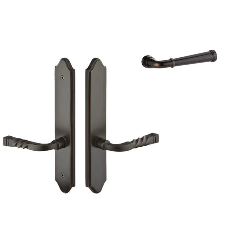 Emtek 1183MELH Multi Point C1 , Non-Keyed American T-turn IS , Concord Style , 2 x 10 , Merrimack Lever , LH