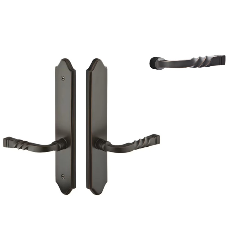 Emtek 1181SFRH Multi Point C1 , Keyed with American Cyl , Concord Style , 2 x 10 , Santa Fe Lever , RH