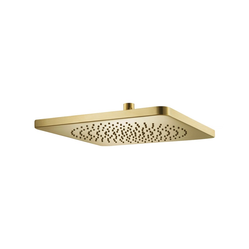 Isenberg HSB.12CSB 12 Solid Brass Showerhead / Rainhead – Satin Brass PVD