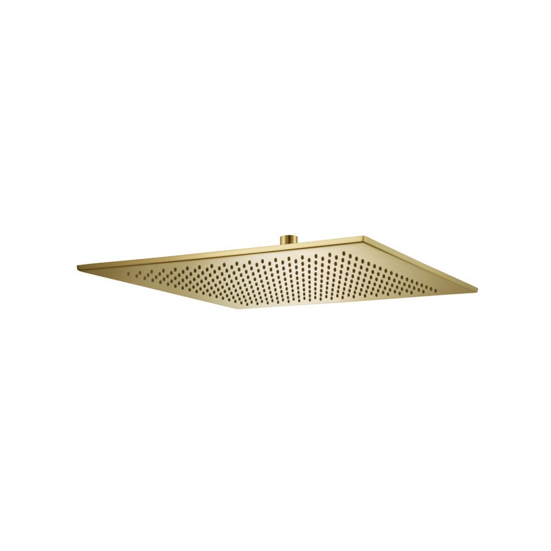 Isenberg HSB.16SSB 16 Solid Brass Rain Shower Head – Satin Brass PVD