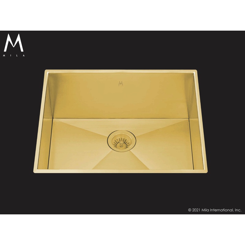 Mila MPOFS-653 Profile Single Bowl Flush Mount Sink