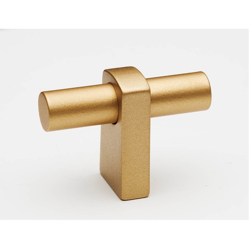 Alno A2801 T Knob Smooth Bar|Champange/Matte Black|Matte Black|Matte Nickel|Matte Nickel/Matte Black|Champange