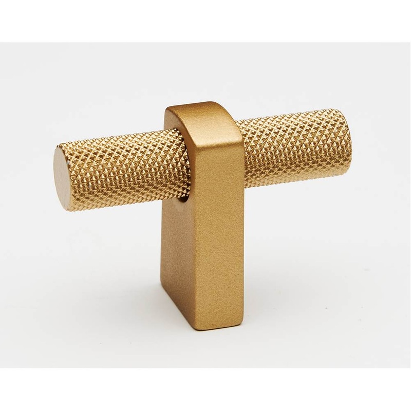 Alno A2901 T Knob Knurled Bar|Champange|Champange/Matte Black|Matte Black|Matte Nickel|Matte Nickel/Matte Black