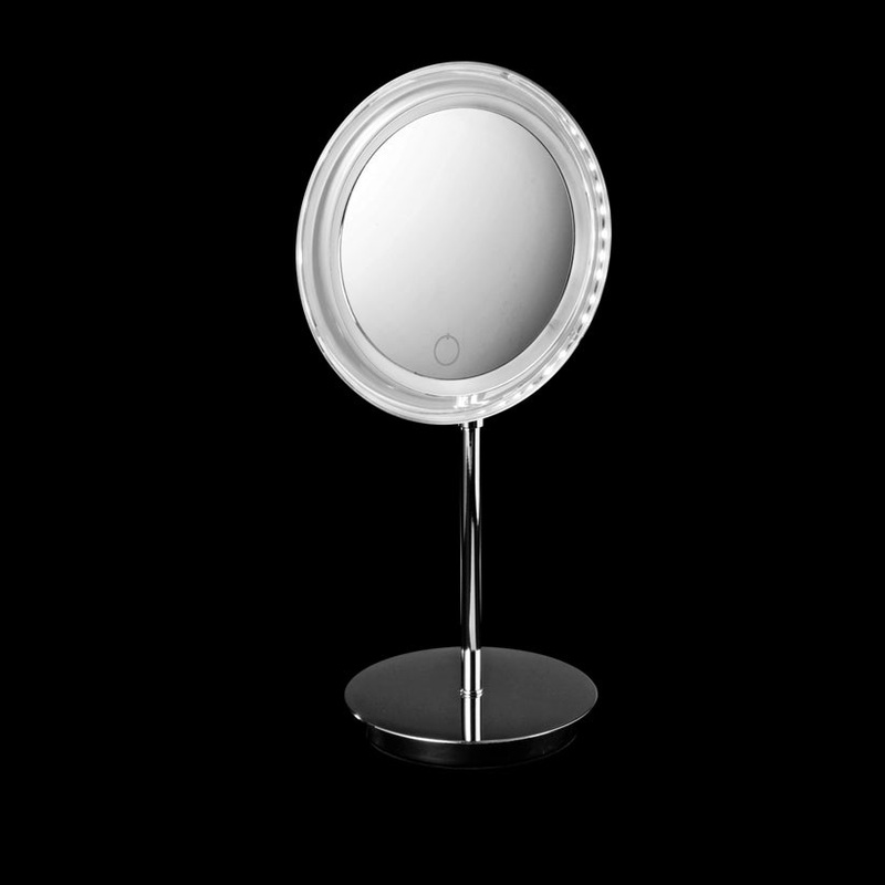 Decor Walther 0121300 DW BS 15 TOUCH LED Cosmetic mirror illuminated – Chrome FS – 5x Magnification