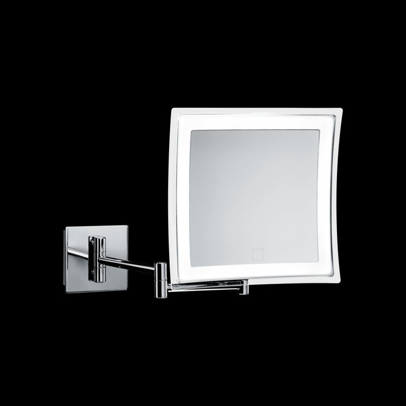 Decor Walther 0121600 DW BS 84 TOUCH LED Cosmetic mirror illuminated – Chrome – 5x Magnification
