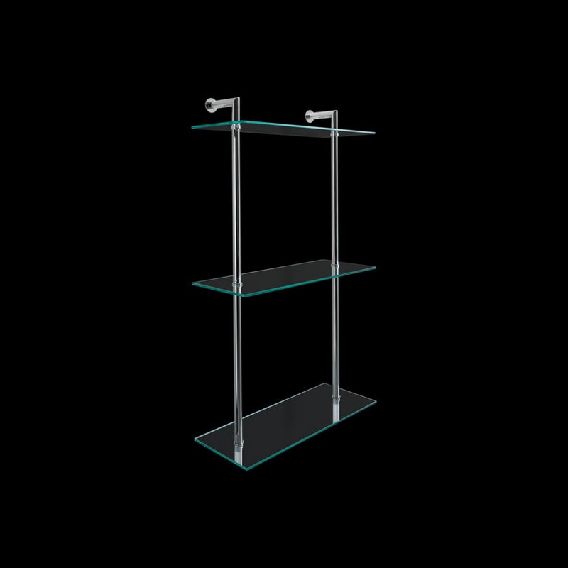 Decor Walther 0701500 DW 016 Glass rack – Chrome