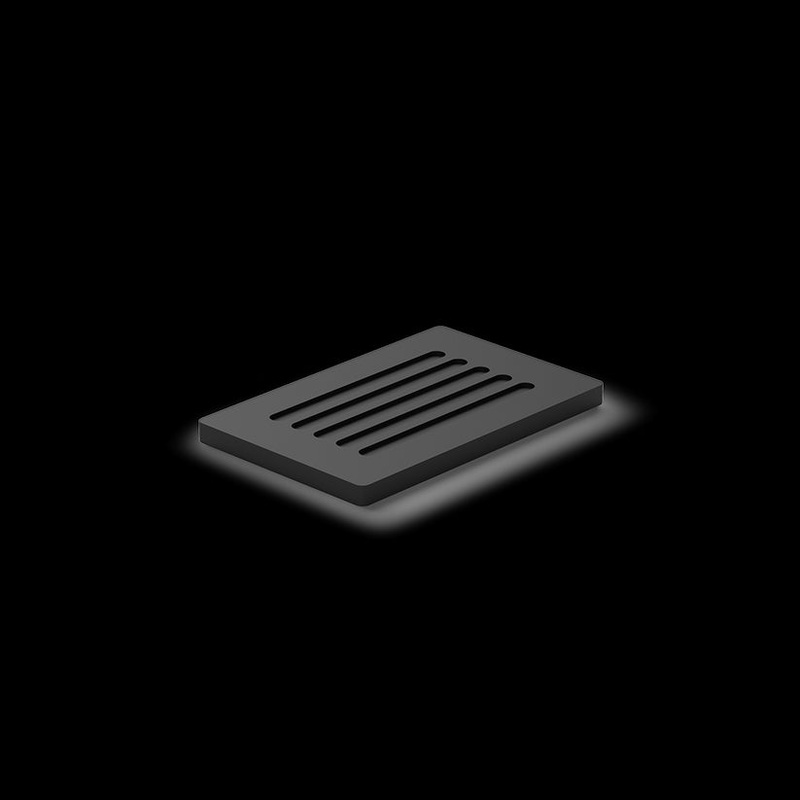 Decor Walther 0862260 DW 900 / BAR Soap dish free standing Black Matte