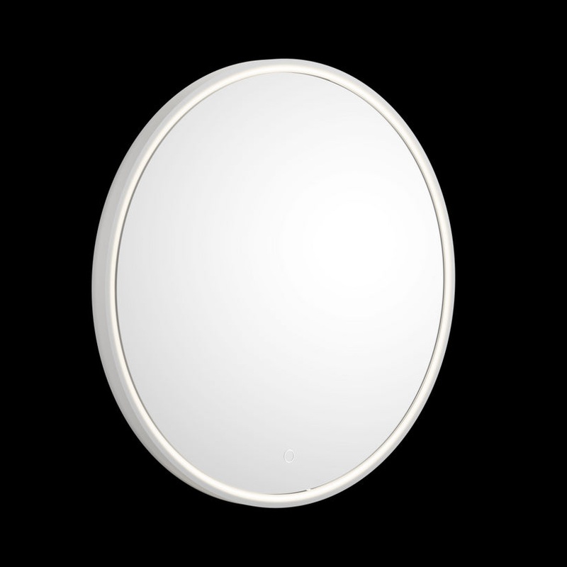 Decor Walther 0975650 DW STONE MIRROR LED Mirror – White Matte