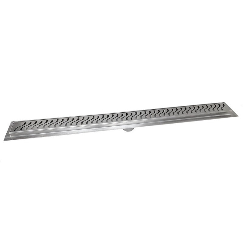 SereneDrains Linear Shower Drain Ocean Wave
