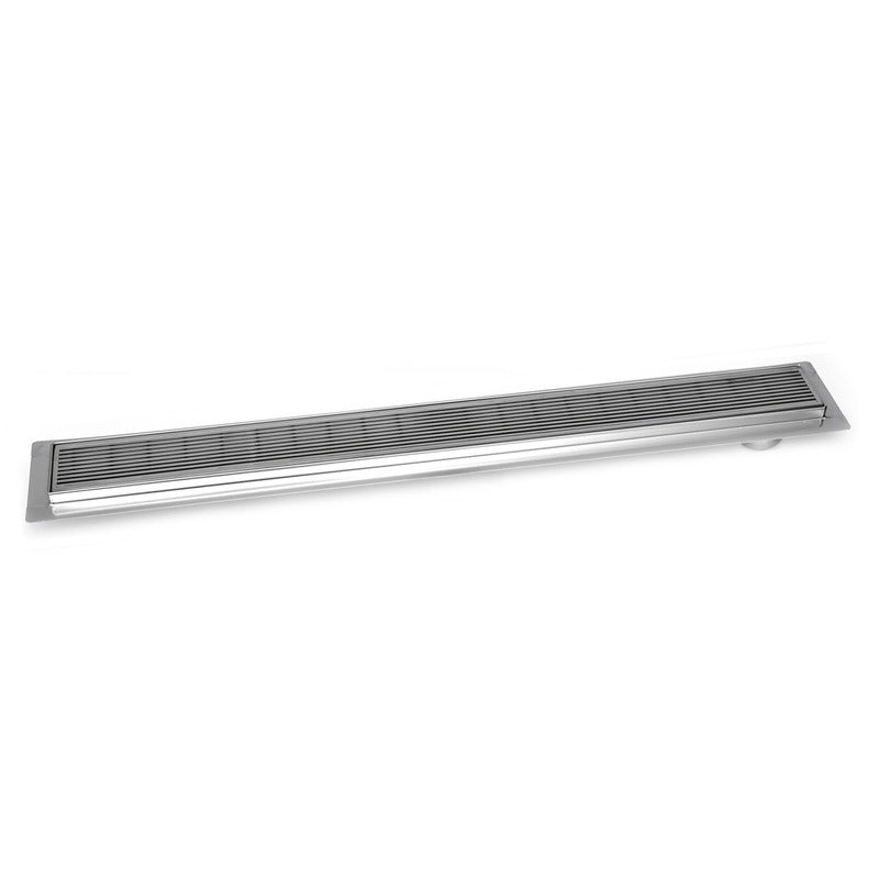 SereneDrains Linear Shower Drain Offset Outlet Linear Wedge