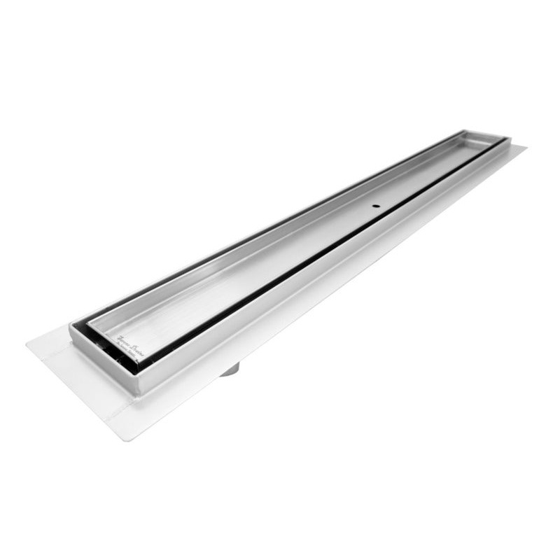 SereneDrains Linear Shower Drain Offset Outlet Tile Insert