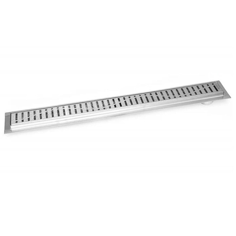 SereneDrains Linear Shower Drain Offset Outlet Wind