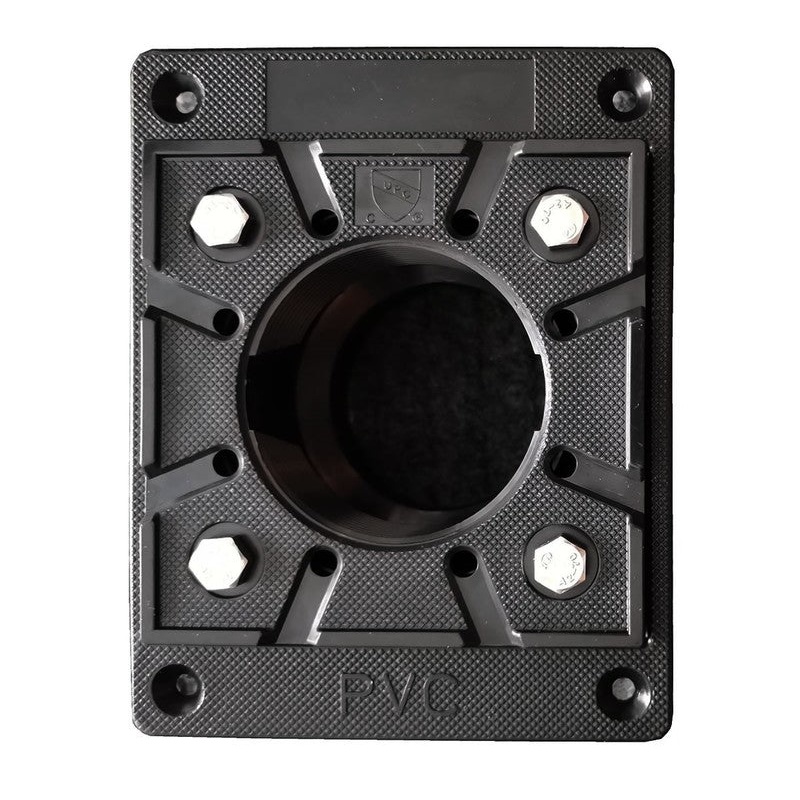 SereneDrains RD-SQ-PVC Square PVC Plastic Drain Base