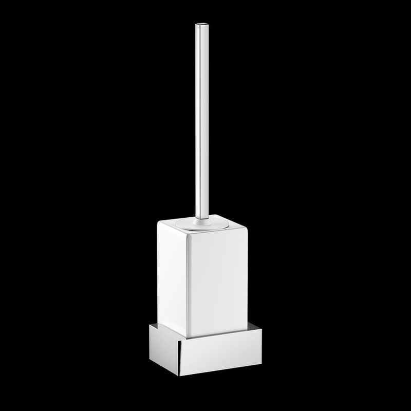 Decor Walther 0591500 DW BK WBG Toilet brush set WM Chrome / Porcelain White