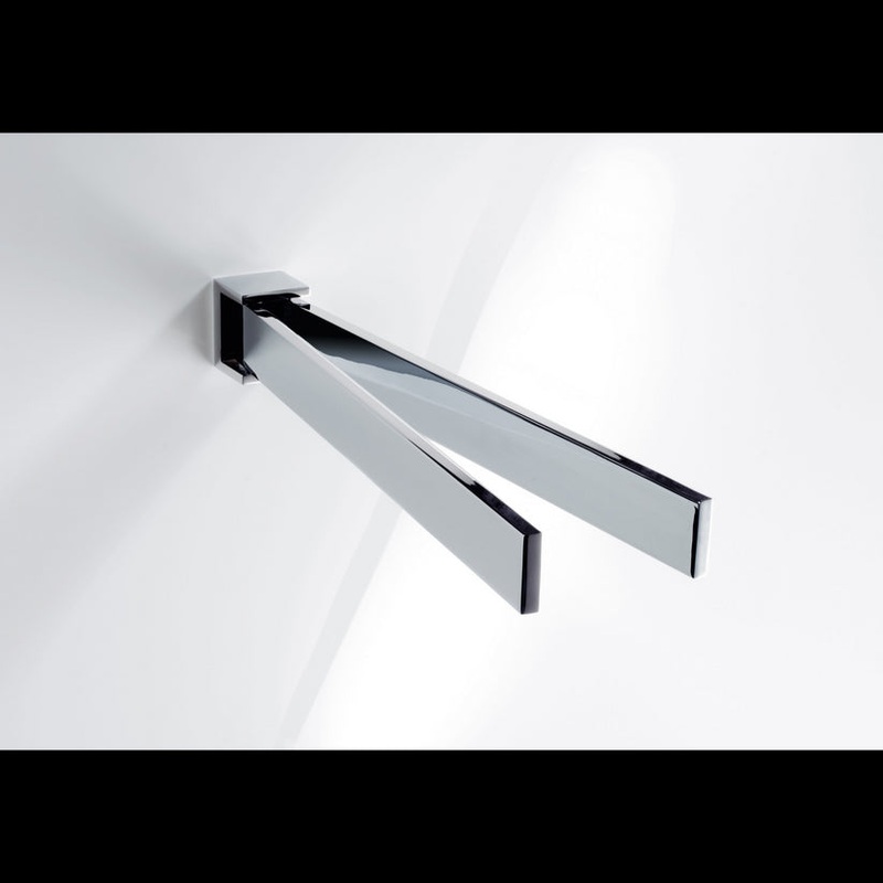 Decor Walther 0592300 DW BK HTH2 BRICK Towel rail double – Chrome