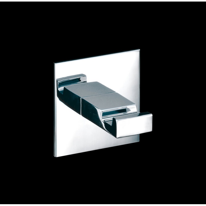 Decor Walther 0593900 DW BK KHAK1 BRICK Self-Adhesive hook single – Chrome