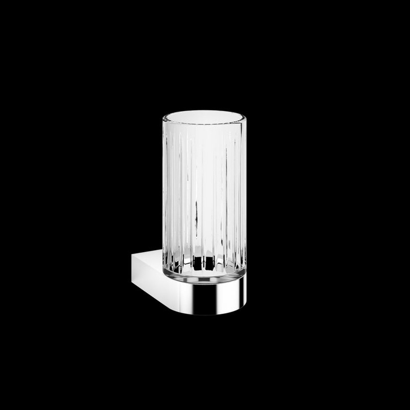 Decor Walther 05869 DW CENTURY Wall Mount G Tumbler Wall Mount with tumbler made of KRISTALL – edged
