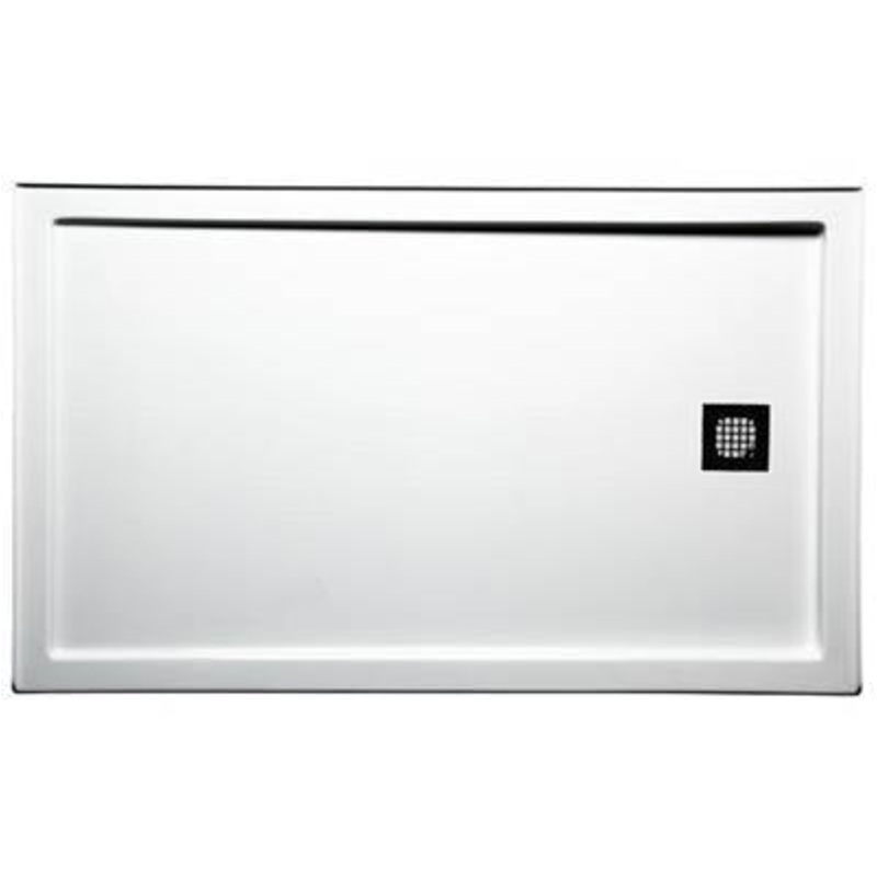 Americh S6036ER 60 x 36 End Drain Right DS Base With Square Drain