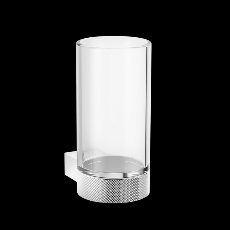 Decor Walther 08574 DW CLUB Wall Mount G Tumbler Wall Mount with tumbler made of KRISTALL – clear