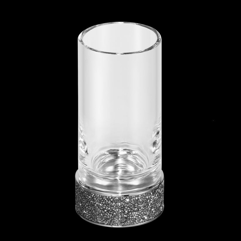 Decor Walther 09339 DW ROCKS SMG Tumbler with tumbler made of KRISTALL – clear