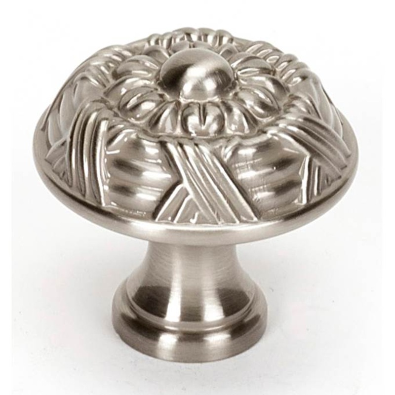 Alno Yale Bath Knob|1 1/4 Inch|1 1/2 Inch|Antique English|Antique English Matte|Polished Antique|Polished Brass|Unlacquered Brass|Satin Nickel