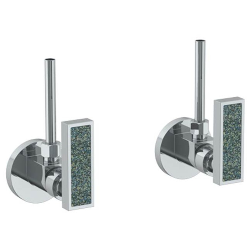 Watermark 97-MAS2-J5 Jem Lavatory Angle Stop Kit -1/2 IPS X 3/8 Od Compression