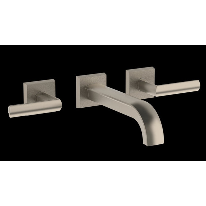 Watermark 64-2.2-BR4 Brut Wall Mounted 3 Hole Lavatory Set
