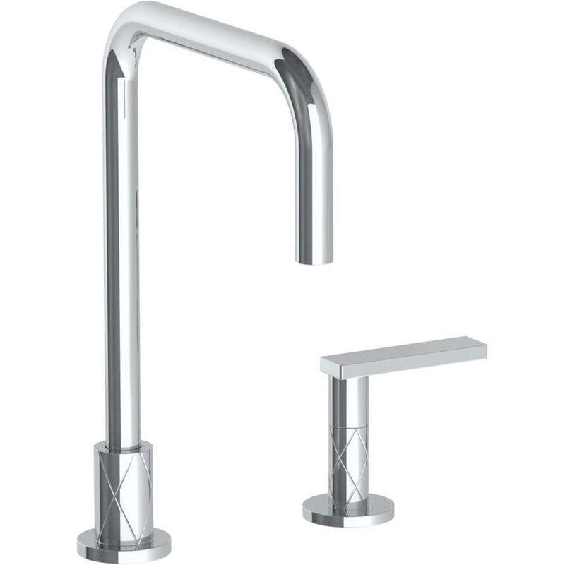 Watermark 71-7.1.3-LLD4 Lily Deck Mounted 2 Hole Square Top Kitchen Faucet