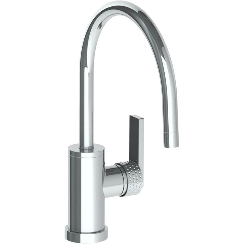 Watermark 71-7.3G-LLP5 Lily Deck Mounted 1 Hole Gooseneck Kitchen Faucet