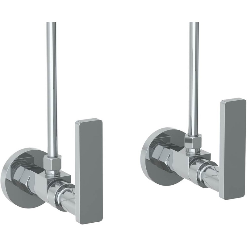 Watermark 71-MAS1-LLD4 Lily Lavatory Angle Stop Kit -1/2 Compression X 3/8 Od Compression