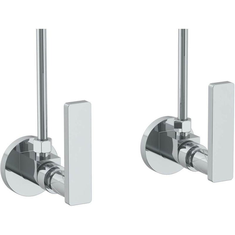 Watermark 71-MAS2-LLD4 Lily Lavatory Angle Stop Kit -1/2 IPS X 3/8 Od Compression