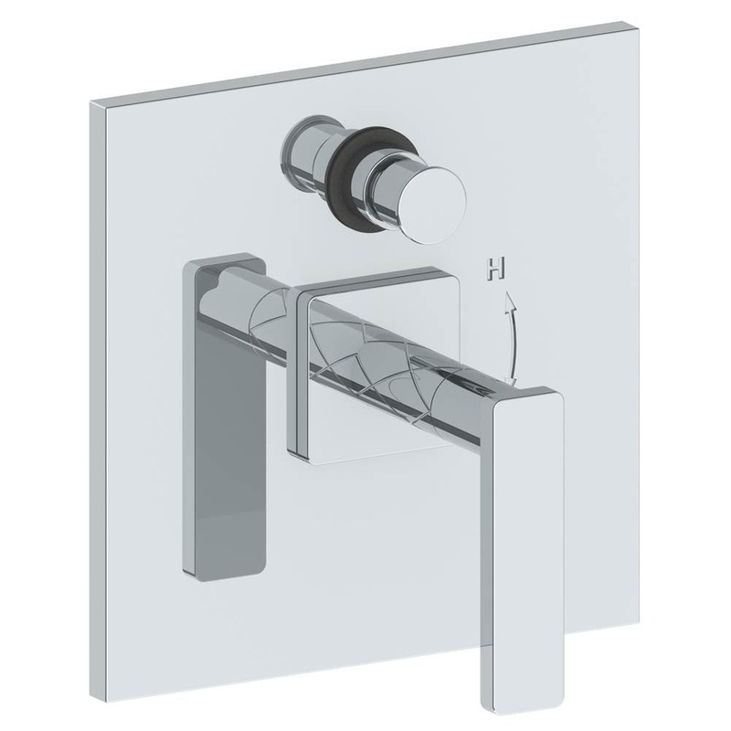Watermark 71-P90-LLD4 Lily Wall Mounted Pressure Balance Shower Trim With Diverter 7 Diameter