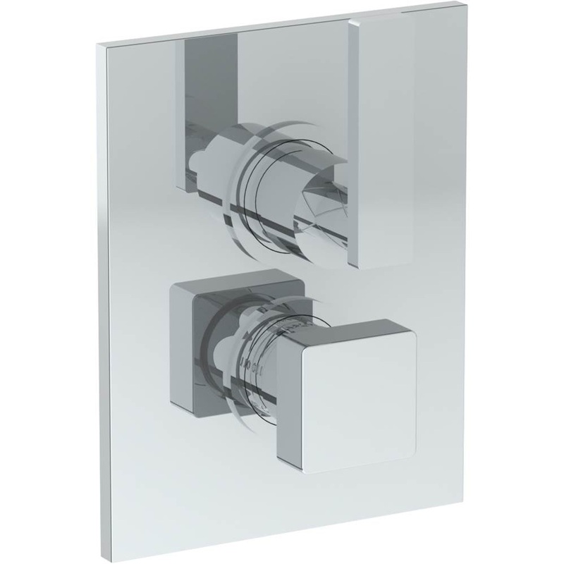 Watermark 71-T20-LLD4 Lily Wall Mounted Thermostatic Shower Trim With Built-In Control 7-1/2 Diameter