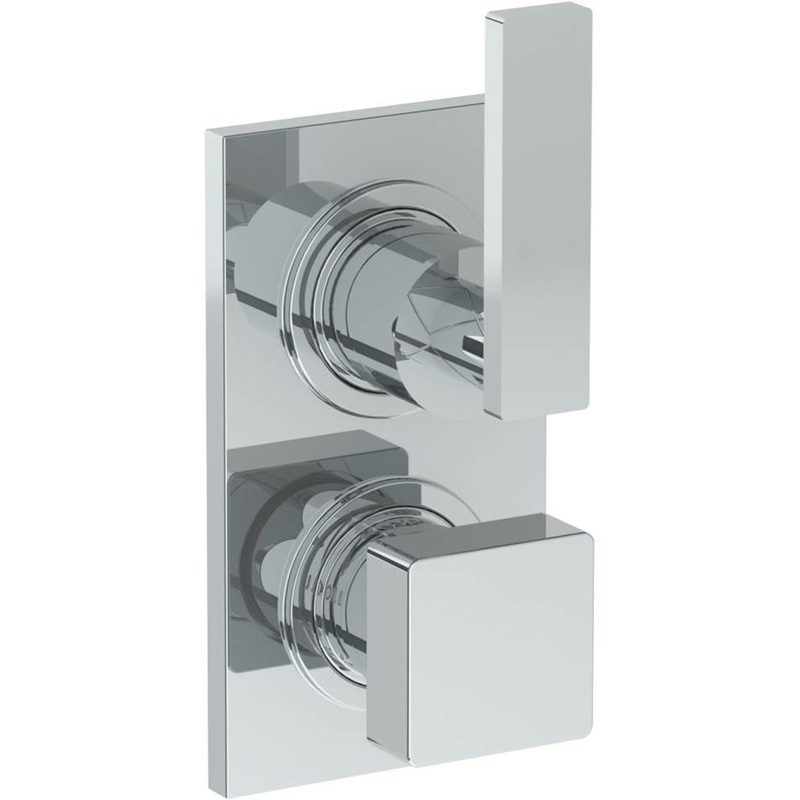 Watermark 71-T25-LLD4 Lily Wall Mounted Thermostatic Shower Trim With Built-In Control 3-1/2 X 6-1/4