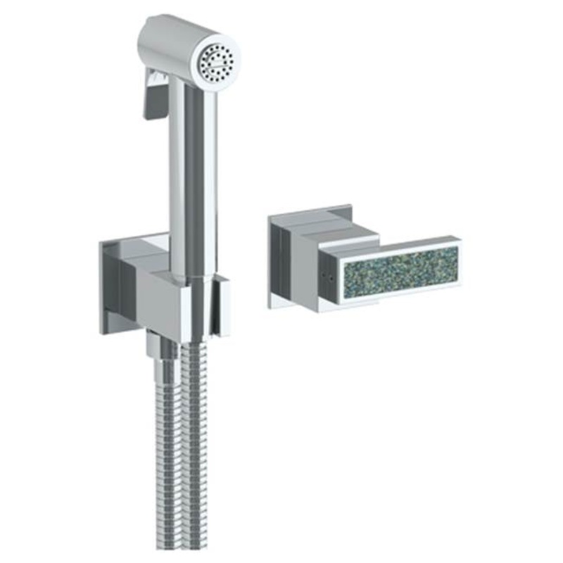 Watermark 97-4.4-J5 Jem Wall Mounted Bidet Spray Set & Hydroprogressive Mixer With 49 Hose