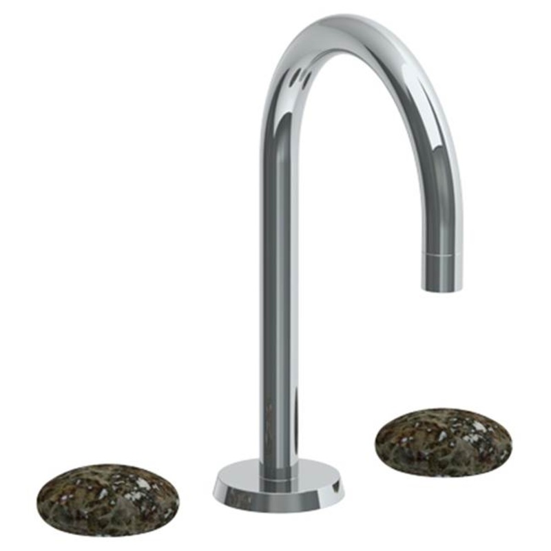 Watermark 36-2-MM Zen Deck Mounted 3 Hole Extended Gooseneck Lavatory Set