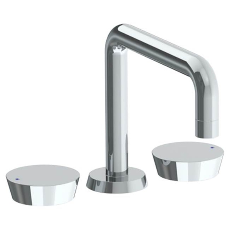 Watermark 36-8.26-BL1 Zen Deck Mounted 3 Hole Square Bath Set