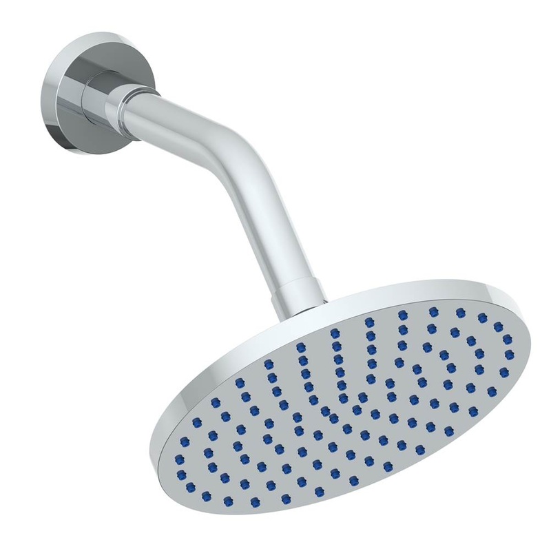 Watermark 37-HAF Blue Wall Mounted Showerhead 7Dia With 7 Arm & Flange