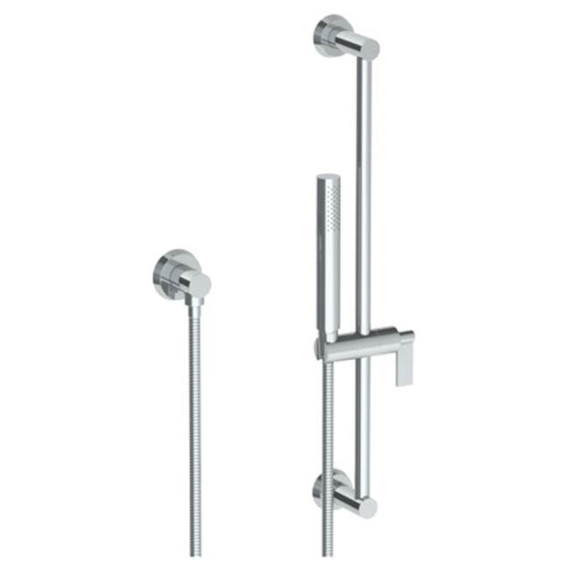 Watermark 37-HSPB1-BL2 Blue Positioning Bar Shower Kit With Slim Hand Shower & 69 Hose