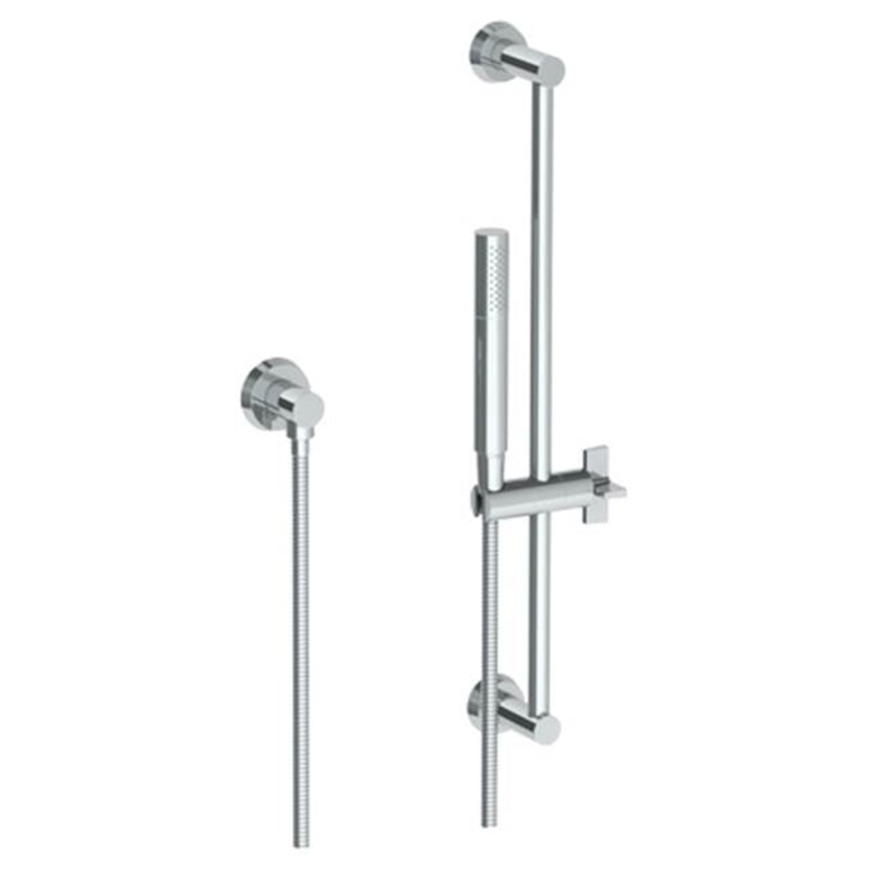 Watermark 37-HSPB1-BL3 Blue Positioning Bar Shower Kit With Slim Hand Shower & 69 Hose