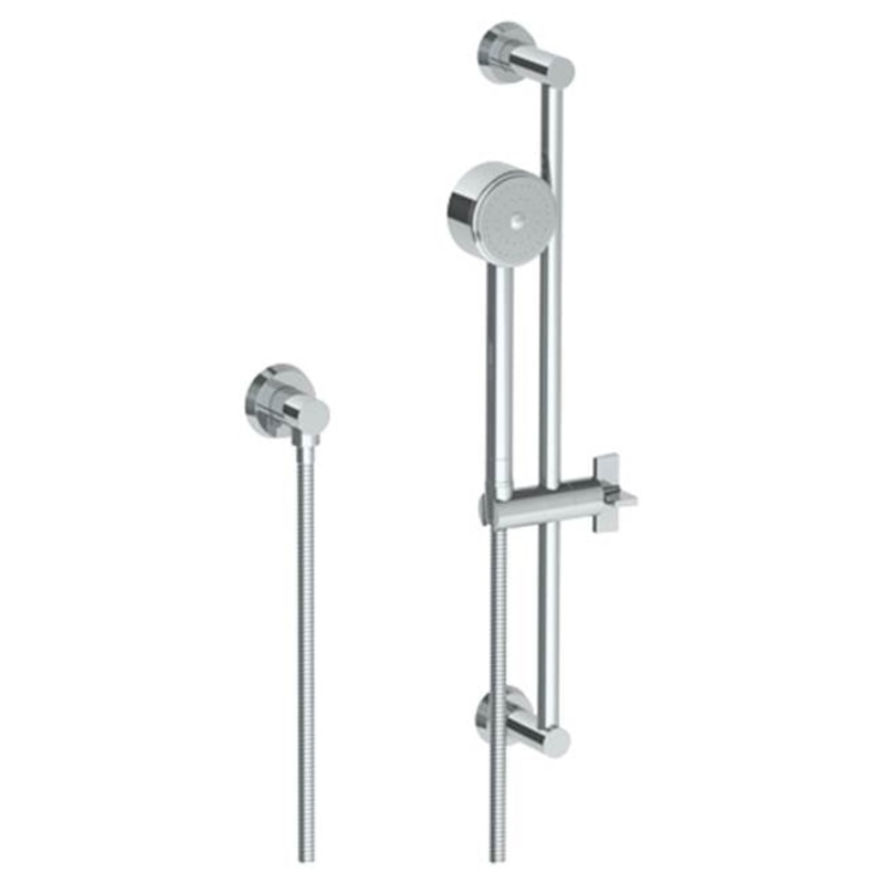 Watermark 37-HSPB2-BL3 Blue Positioning Bar Shower Kit With Volume Hand Shower & 69 Hose