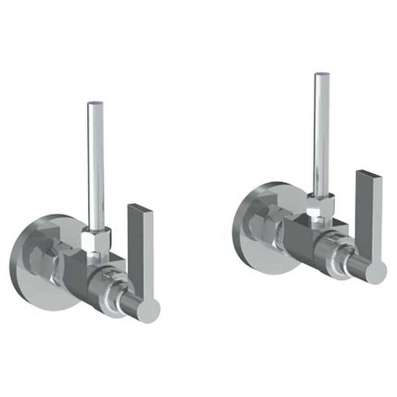 Watermark 37-MAS1-BL2 Blue Lavatory Angle Stop Kit -1/2? Compression X 3/8? Od Compression